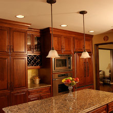 counter next to fridge