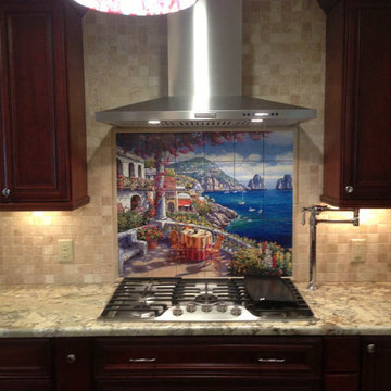 Backsplash Ideas - Capri Morning Tile Mural
