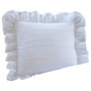 Elisa Egg-Shell White 10" Toss Pillow
