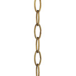 Progress Lighting - 48" of 9 Gauge Chain, Gold Ombre Lighting Accessory Chain - Customize your lighting design with the 48-Inch Gold Ombre Accessory Chain ideal for a variety of ceiling heights. 9-gauge of 48 inch accessory chain is available when you need extra chain for mounting to tall ceilings.