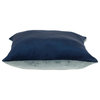 Parkland Collection Nerine Blue/Navy Throw Pillow