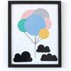 Balloons Pez Framed Print, Black