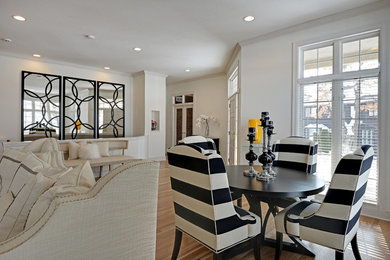 Transitional dining room photo in Minneapolis