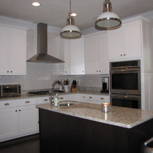 Kitchen With White Granite