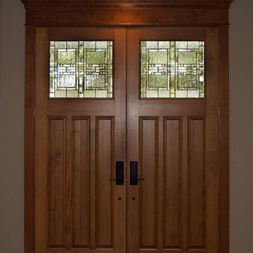 Stained glass entry
