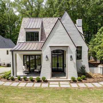 Luxury Custom Home with Modern Tudor Style