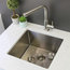 STYLISH 19"L x 18"W Undermount Kitchen Sink Single Bowl with Grid and Strainer
