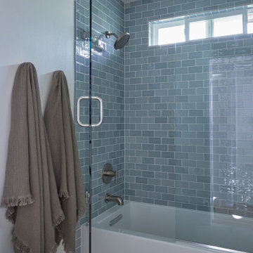 Tranquil Blue Tile Bath