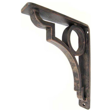 Wrought Iron Corbel - Grant 1.5" Wide Iron Countertop Corbel