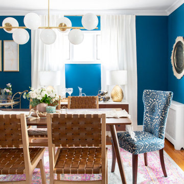 Modern Bohemian Tudor | Dining Room