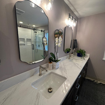 Chic and Homey Primary Bathroom