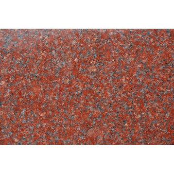 Imperial Red Granite Tiles, Polished Finish, 12"x12", Set of 44