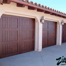 wood garage door