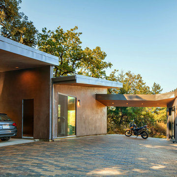 House on a hill SIPs panels framing