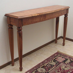 Bow Front Mesquite Side Table - Side Tables And End Tables