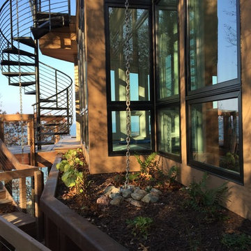 Exterior Photo - Rain Chain & Flower Bed Details