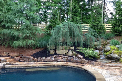 Inspiration for a timeless pool remodel in Atlanta