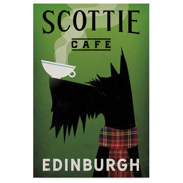 "Scottie Cafe" by Ryan Fowler, Canvas Art, 16"x24"