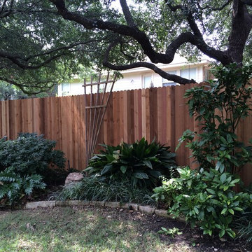 Vertical Wood Fence