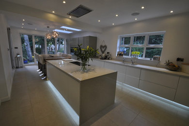Photo of a contemporary kitchen in Manchester.