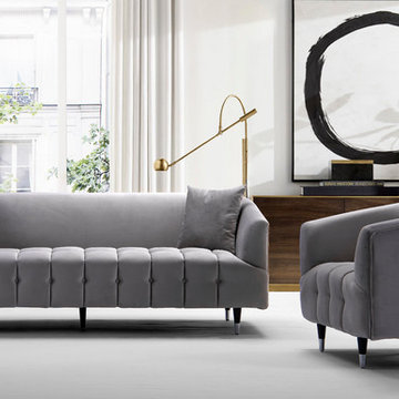 Chic Home Julia Sofa, Silver