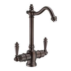 Point of Use Instant Hot/Cold Water Drinking Faucet with Traditional Swivel Spou - Hot Water Dispensers