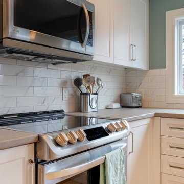 Modern kitchen & Bath renovation | Habermehl Contracting