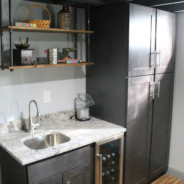 Industrial Basement Remodel