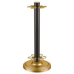 Z-Lite - Z-Lite CSBRZ+SG Players Billiard Cue Stand in Satin Gold - This cue stand is finished in bronze with satin gold, and would be at home in any game room.