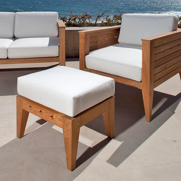 Craftsman Teak Ottoman
