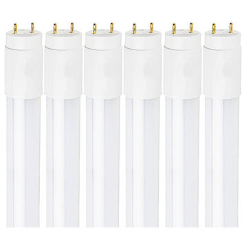 2FT LED Tube Light T8 11W Daylight White 1100lm 6-Pack