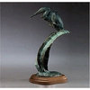Heron Sculpture Morning's Calm, Blue