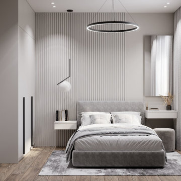 Дизайн гостевой спальни в светлых тонах