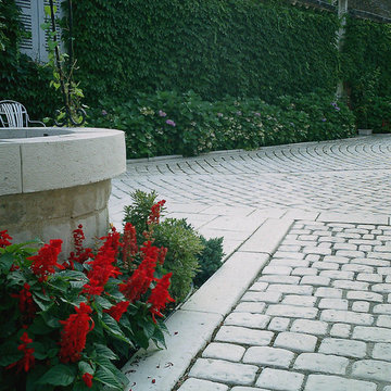 Terrasse réalisée avec les produits Jonchère