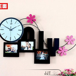 Contemporary Style Mute Iron Wall Clock - S52 - Wall Clocks