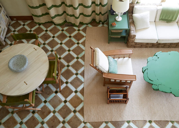 Beach Style Living Room by Frank de Biasi Interiors