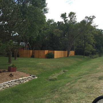 Custome cedar fence