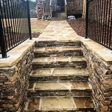 Retaining Wall Repair and Stone Veneer