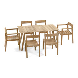 Surf-Horizon 7 Piece Dining Set 2 - 70525 - Outdoor Dining Sets