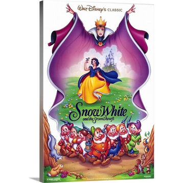 "Snow White and the Seven Dwarfs (1937)" Wrapped Canvas Art Print, 20"x30"x1.5"