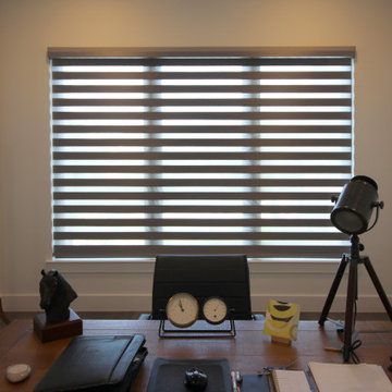 Motorized Banded Shades