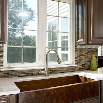 Creative Use of Wood, Copper, Quartz Creates Dazzling Kitchen Renovation