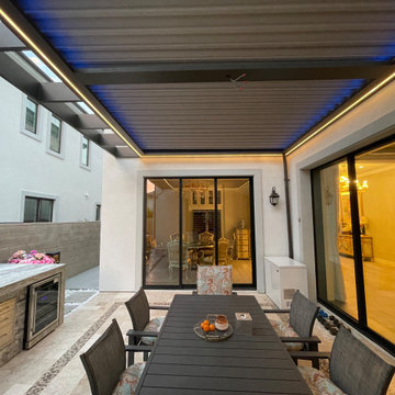 An Upgraded Courtyard with a focus on Indoor Outdoor Living