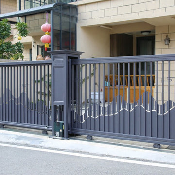 The beauty of the Guan Lan series of fences and courtyard gates