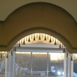 Living Room Arch - Window Treatments