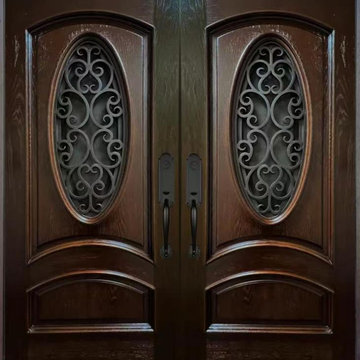 Exterior Front Entry Composite Double Door - AR04CDB