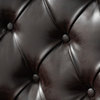 GDF Studio Alfred Brown Leather Arm Chair