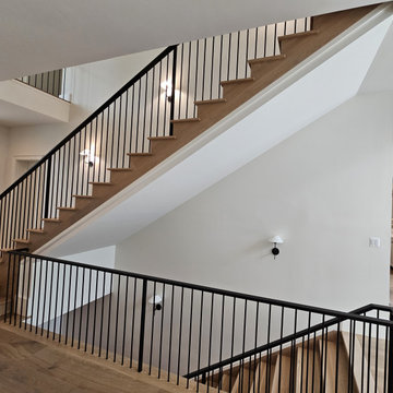 Project #119 | White Oak Staircase with Stacked Bullnose Detail