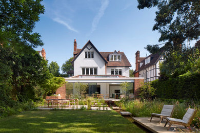 Design ideas for a victorian house exterior in Other.