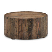 Dakota Round Cocktail Table with Casters